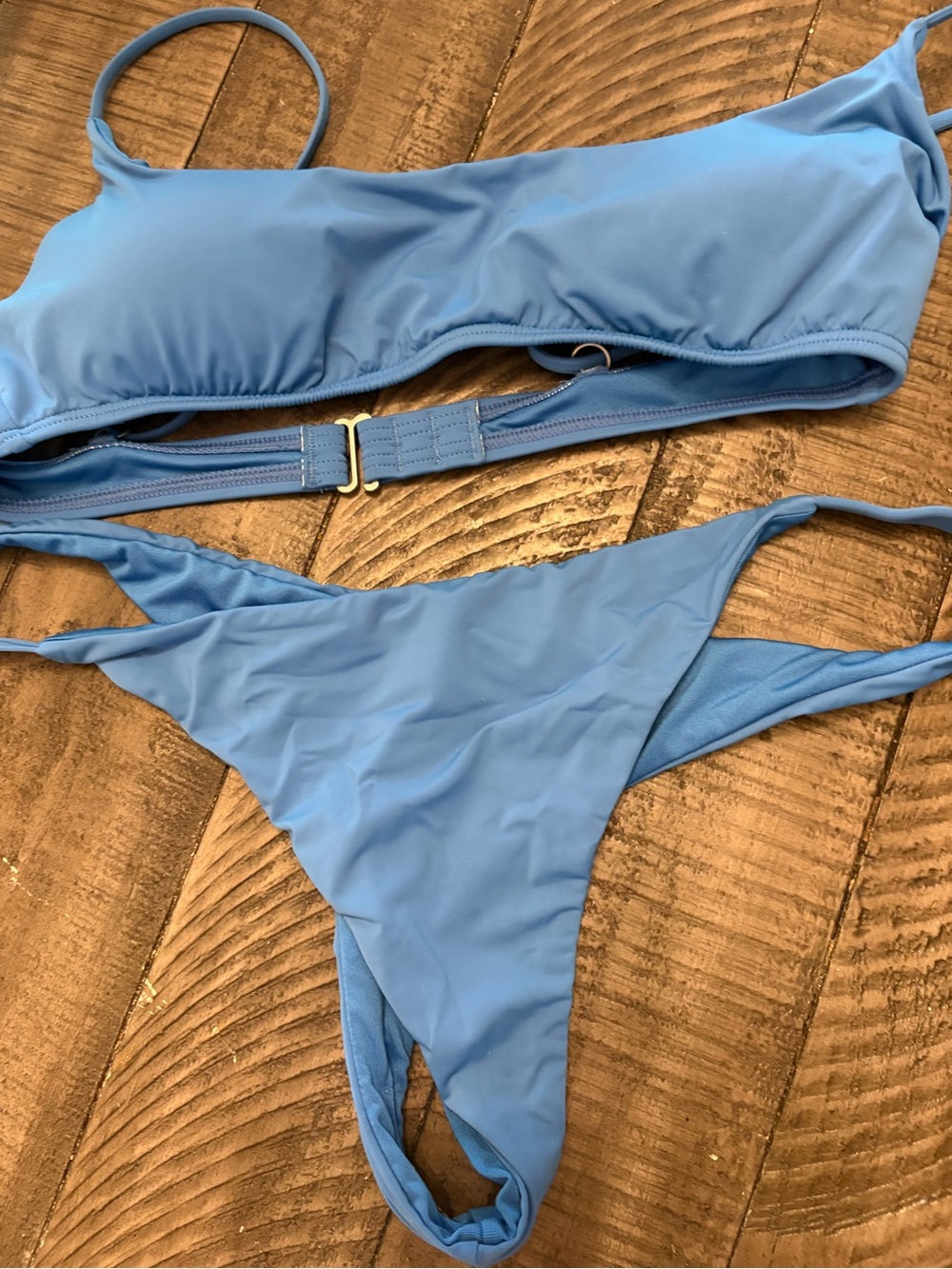 Billabong Light Blue Women's Bikini Set - Sleek Two-Piece Swimwear